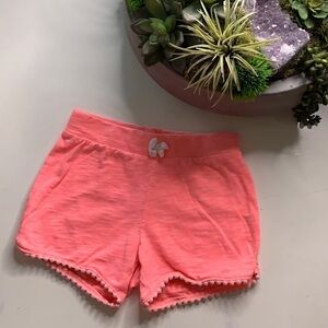 Jumping beans girls size 6 cotton pom-pom Shorts girls casual clothes pink
